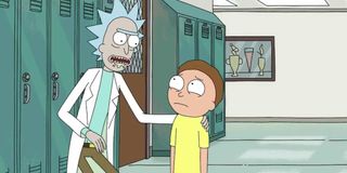 Rick and Morty in _Rick and Morty._