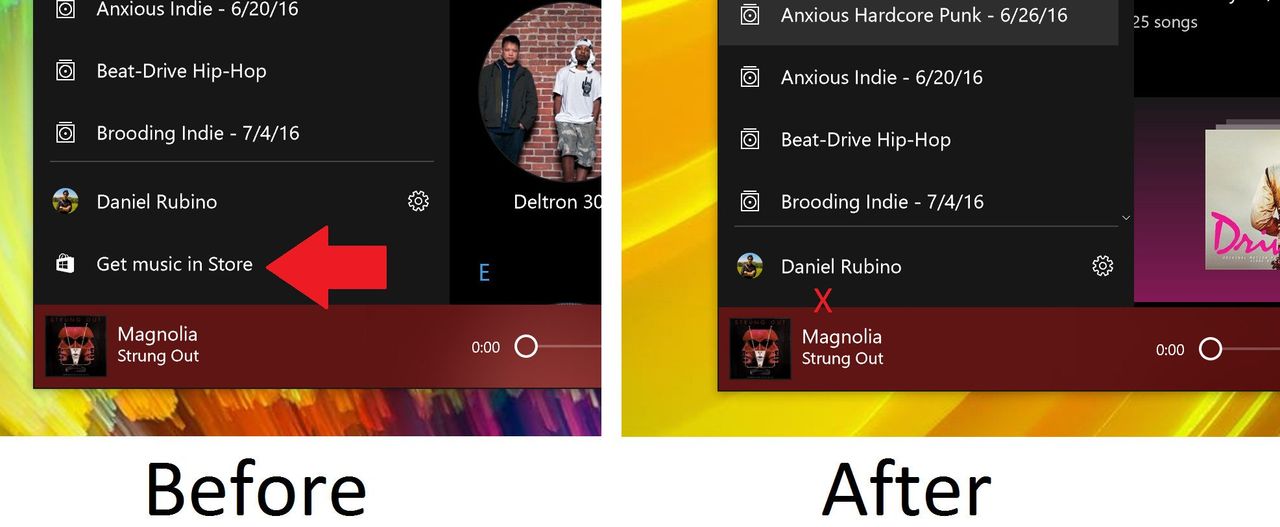 Groove Store Link - Old vs. New