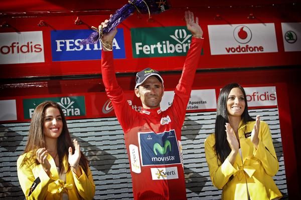 Alejandro Valverde took the race lead in the Vuelta