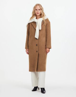 Madewell The Alonzo Coat in Brown