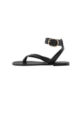 Leather Straps Sandals - Women