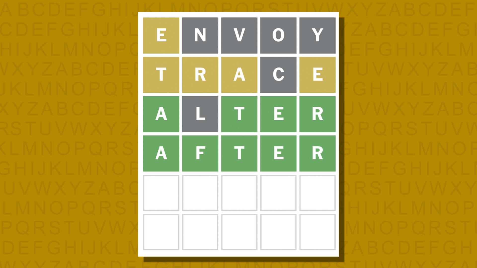 Ответ в формате Word для игры 963 на желтом фоне