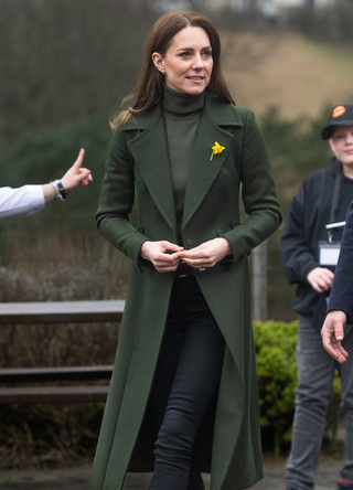 Catherine, Duchess of Cambridge visits the Blaenavon Heritage Centreon March 01, 2022 in Blaenavon, Wales