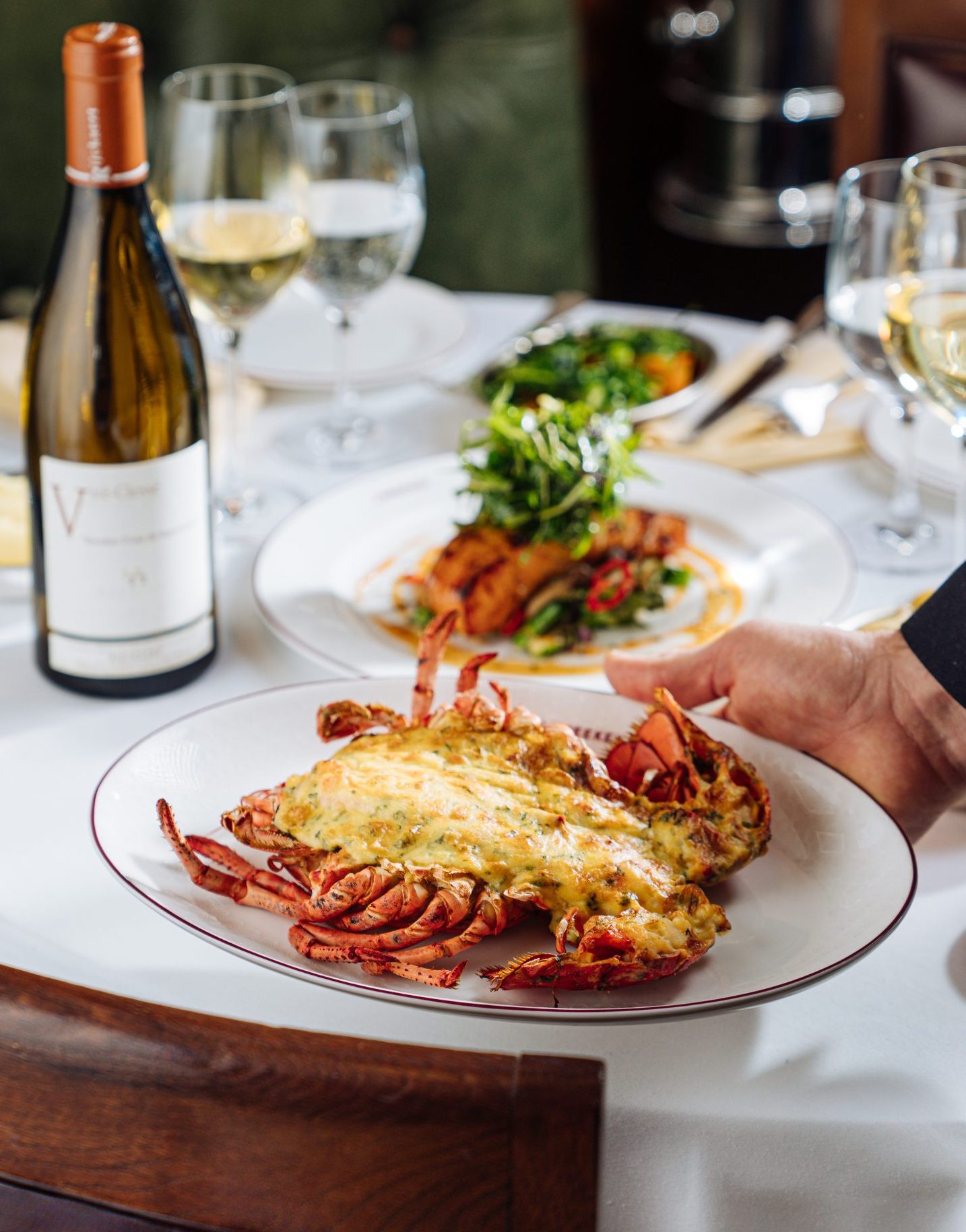 J. Sheeky lobster dish