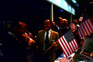 Apollo 11 Officials Celebrate