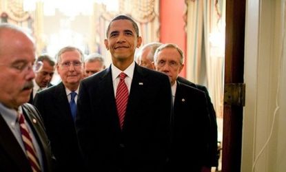 Republicans are privately recognizing that if they win the House they might have to play ball with Obama in order to get their spending cuts.