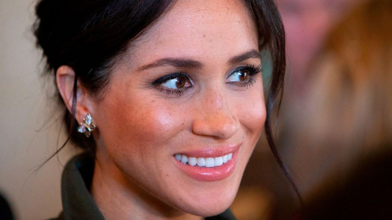 Closeup of Meghan Markle