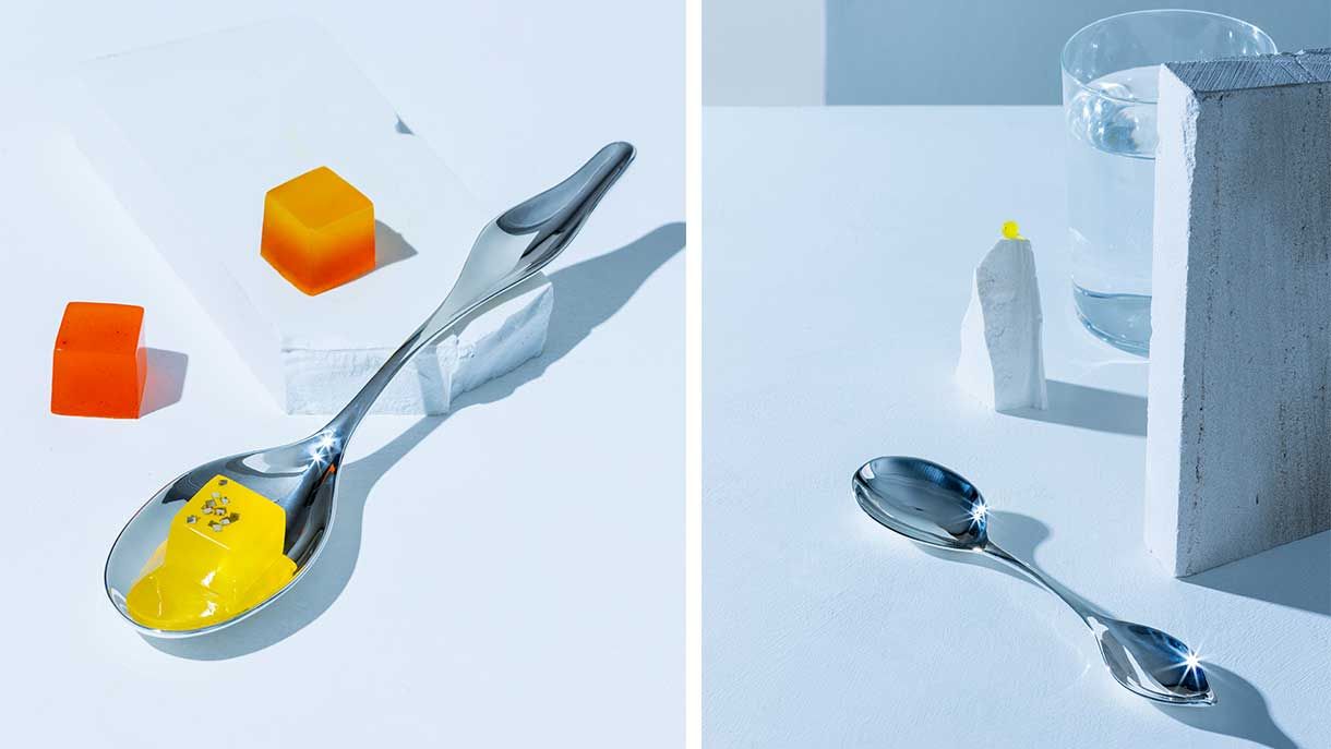 Silver spoons by OIO made with Artificial Intelligence