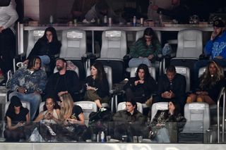 Kendall Jenner at the Super Bowl.