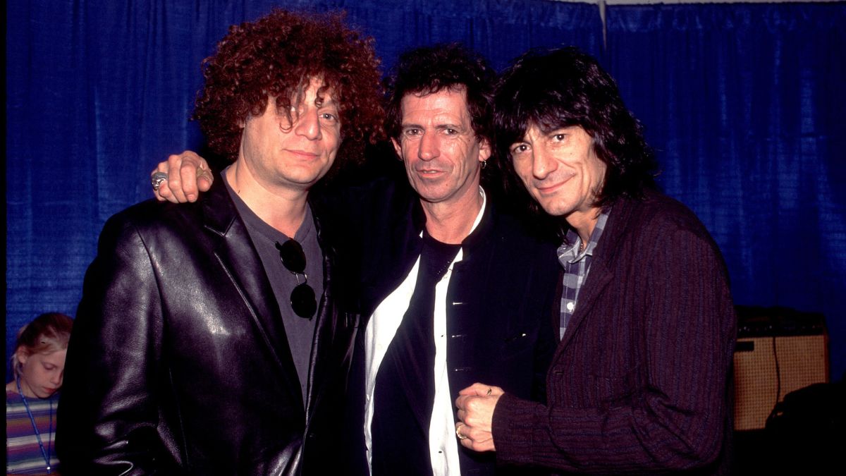 Don Was, Ronnie Wood, and Keith Richards in 1994