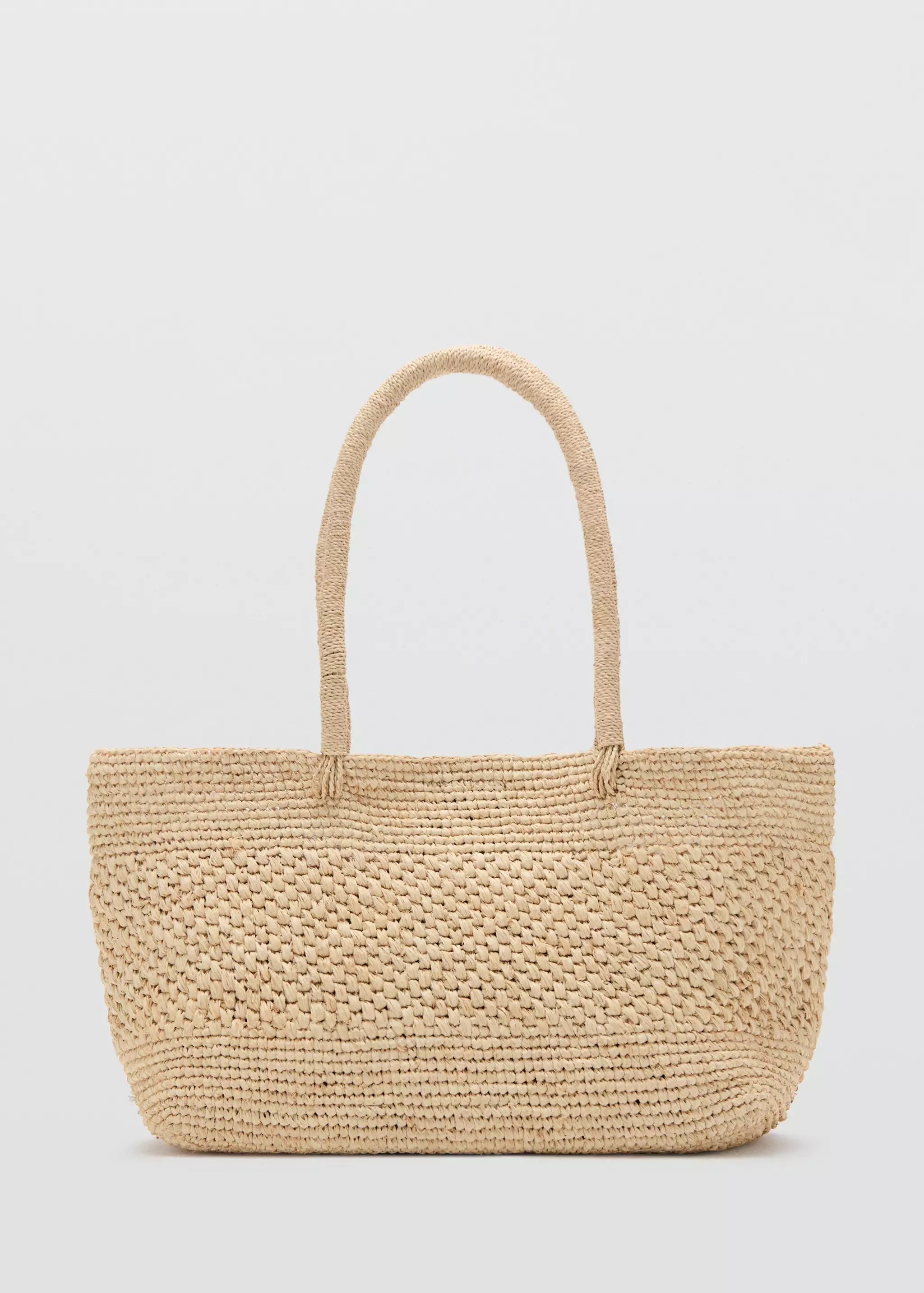100% Raffia Tote Bag - Women | Mango Usa