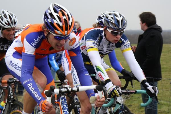 Local riders Coen Vermeltfoort and Bert Jan Lindeman