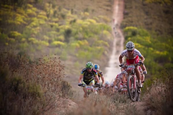 Burry Stander leads during stage six