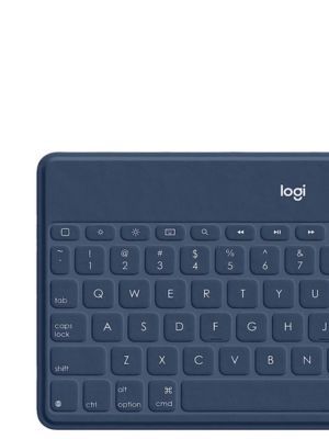 logitech keys-to-go keyboard on a white background