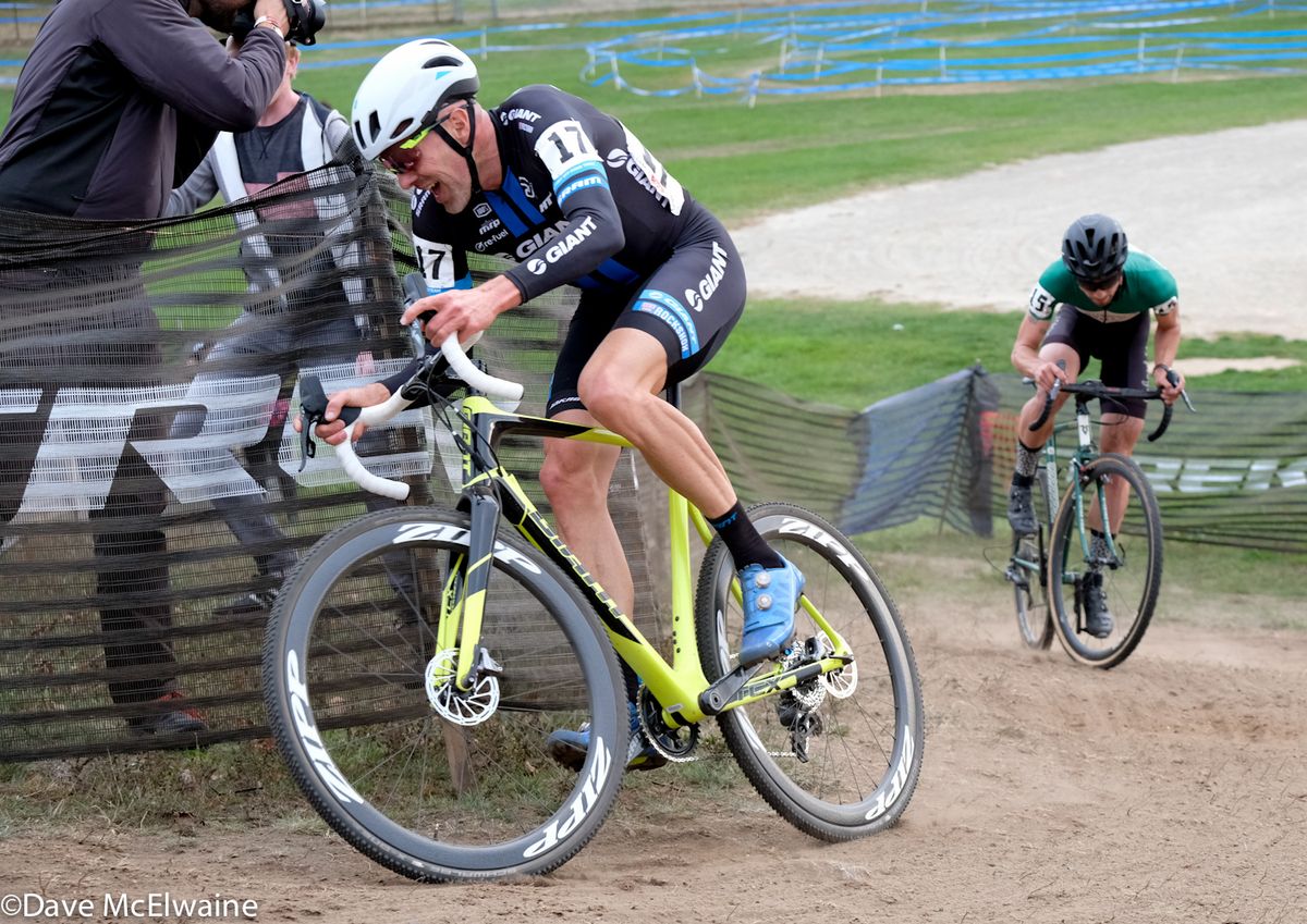 Carl Decker (Giant) seemed to get stronger as the race went on.