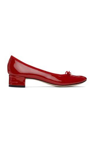 Repetto heeled red Camille Ballerinas