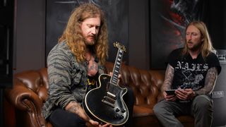 Blues rock guitarist Jared James Nichols guesting on Ola Englund's YouTube channel, October 2026