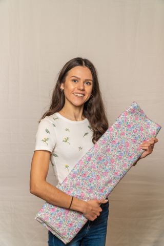 Rebecca on The Great British Sewing Bee 2021 series 7