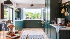 Rhiannon Southwell’s green Shaker kitchen was the final part of the project to update a Victorian home