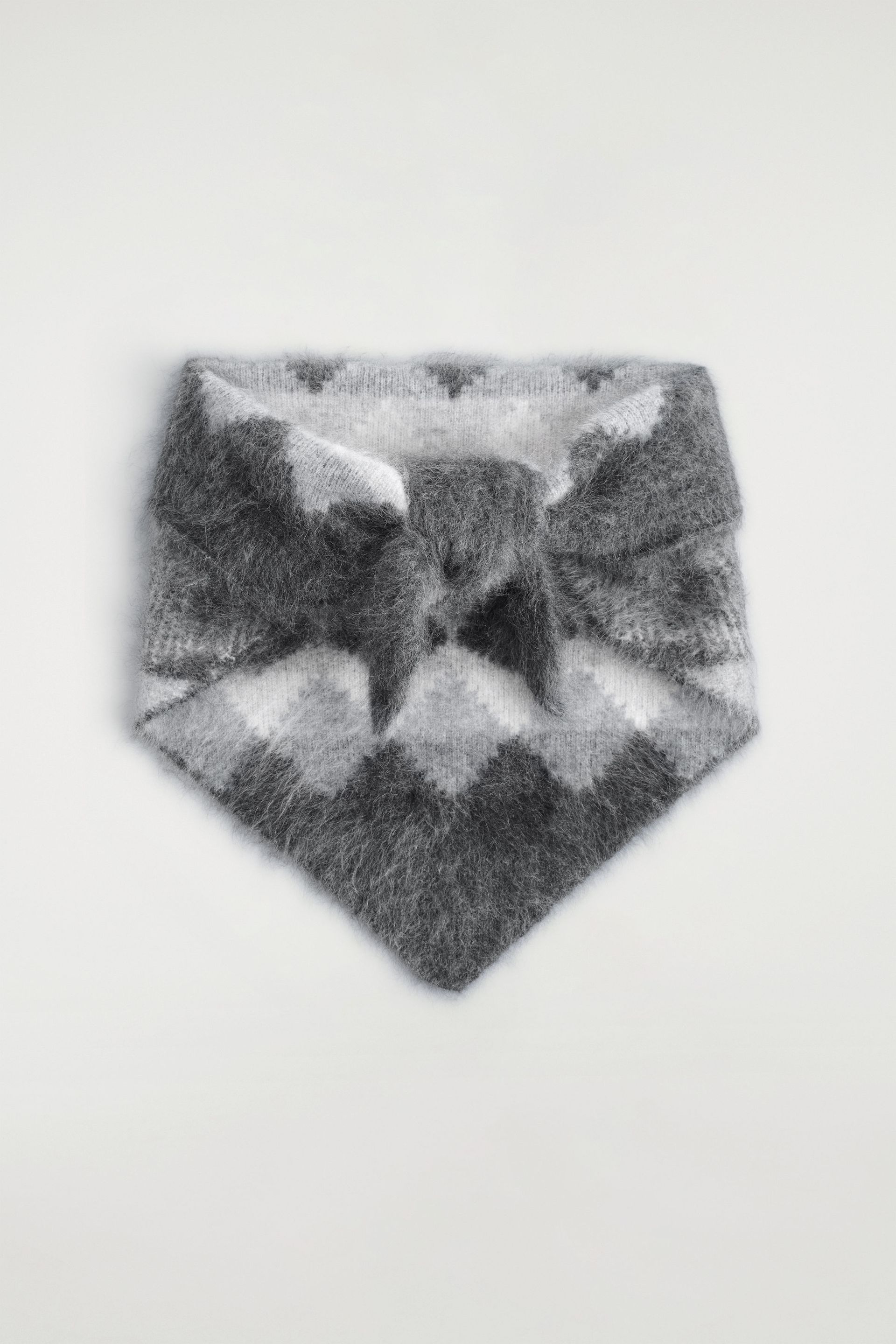 Fair Isle Brushed-Cashmere Scarf