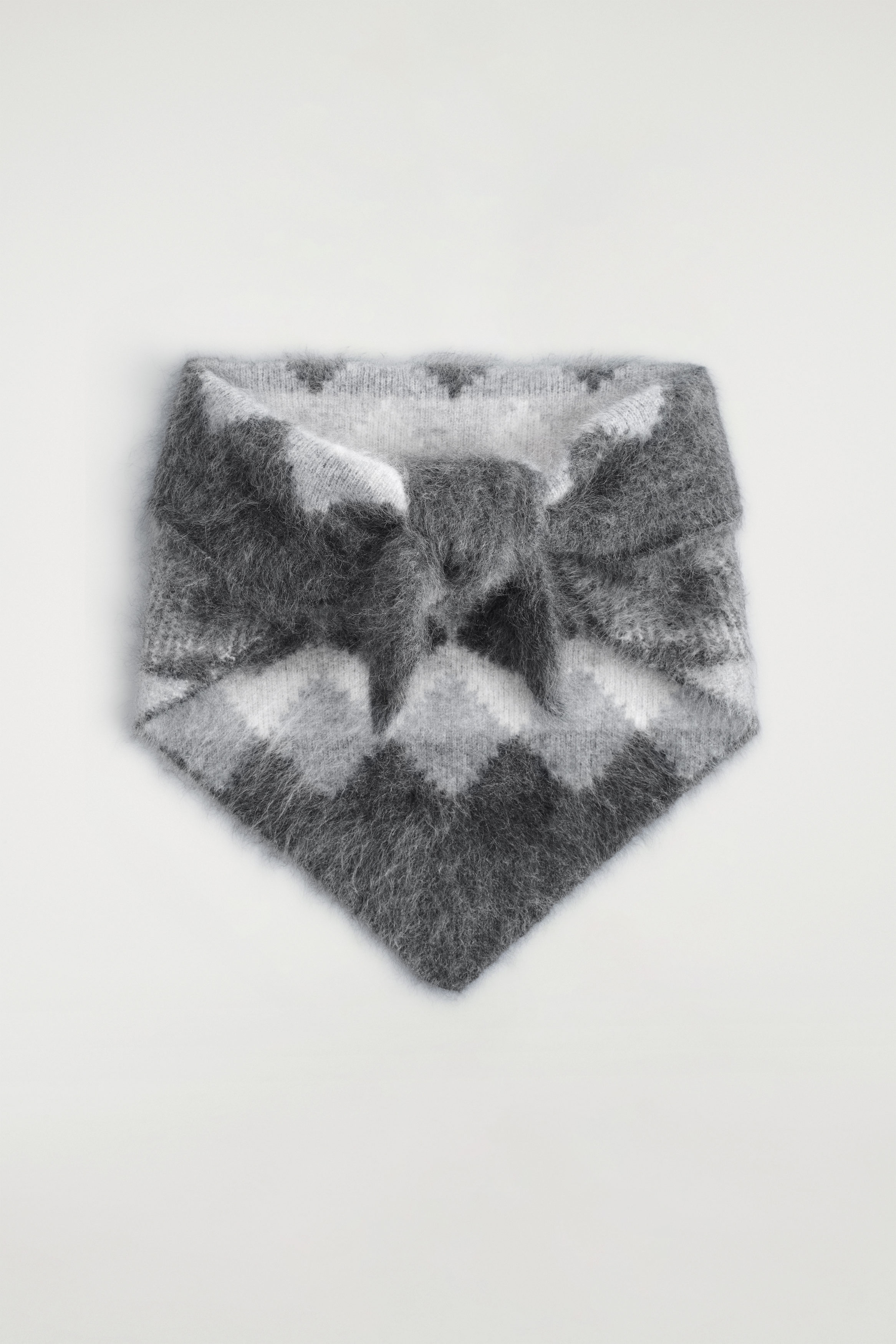 Fair Isle Brushed-Cashmere Scarf