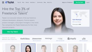 Website screenshot for Toptal