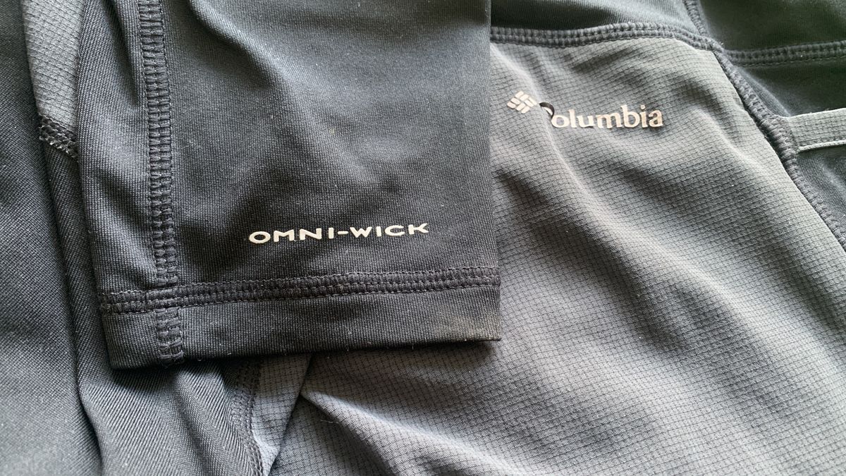 Close up of Columbia Omni-Wick fabric