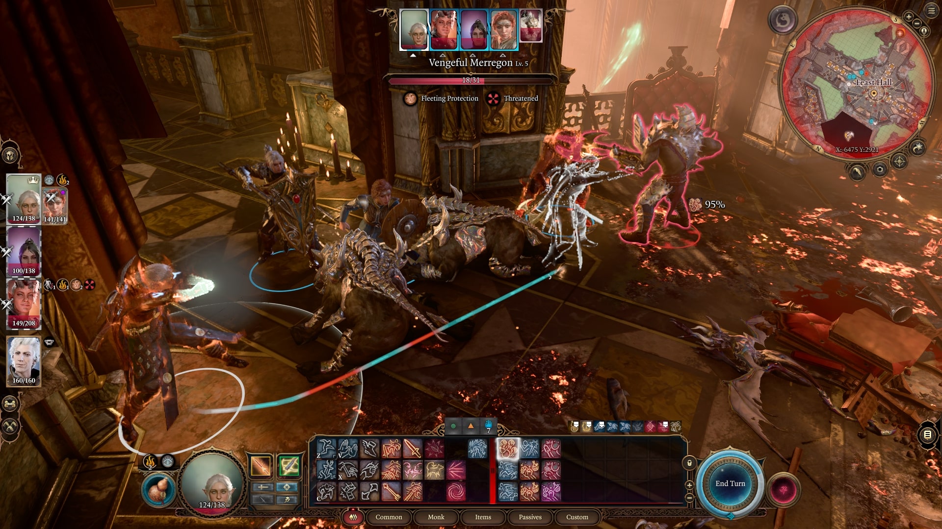 Baldur's Gate 3 Drunken Master Monk in the House of Hope screenshot