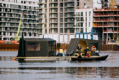 Oslo's floating sauna in Norway