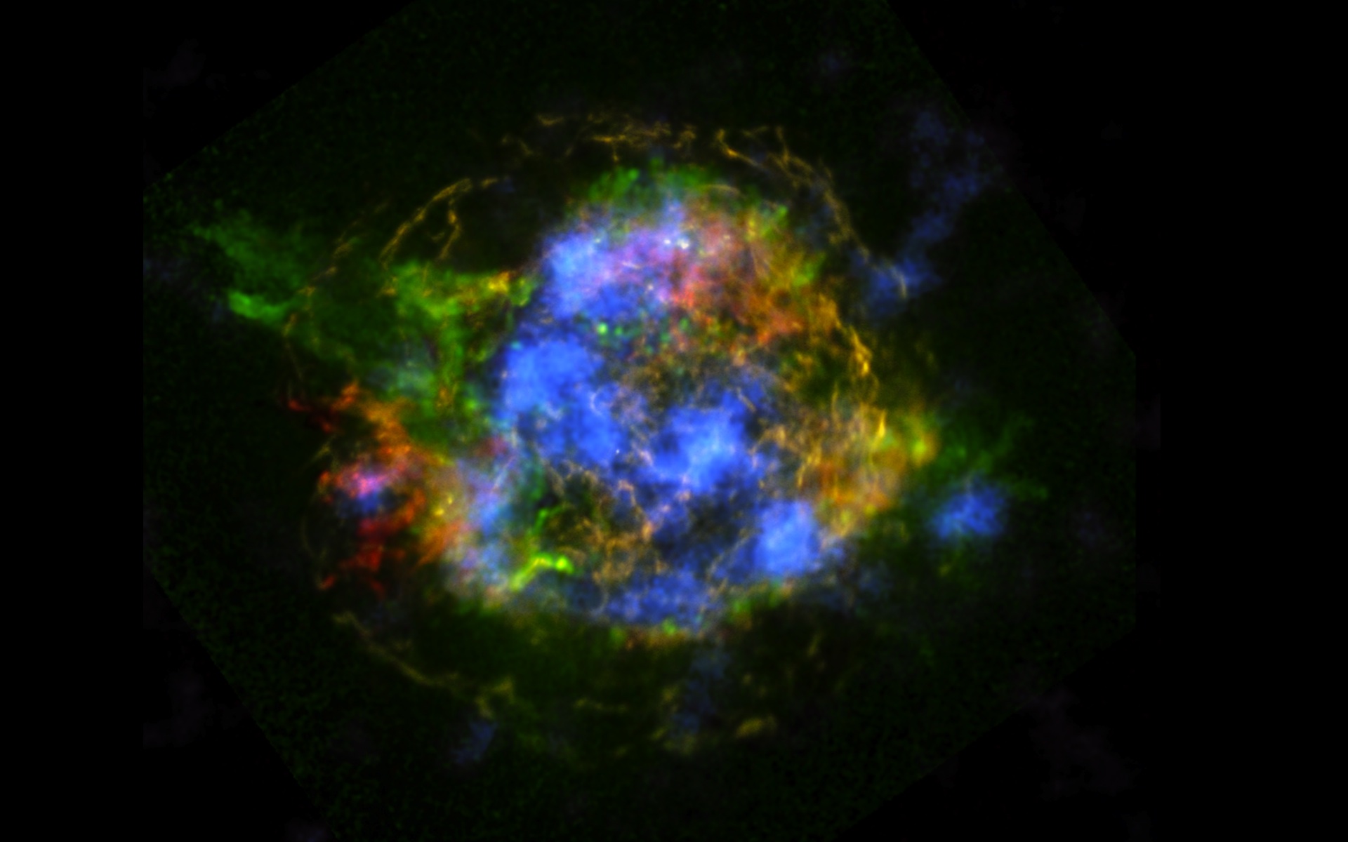 First Map of Radioactivity in Supernova Remnant