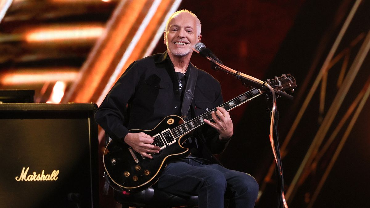 Inductee Peter Frampton performs onstage during the 2024 Rock &amp; Roll Hall of Fame Induction Ceremony streaming on Disney+ at Rocket Mortgage Fieldhouse on October 19, 2024 in Cleveland, Ohio