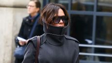 Victoria Beckham is seen on November 13, 2024 in Paris, France