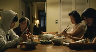 family dinner scene in didi