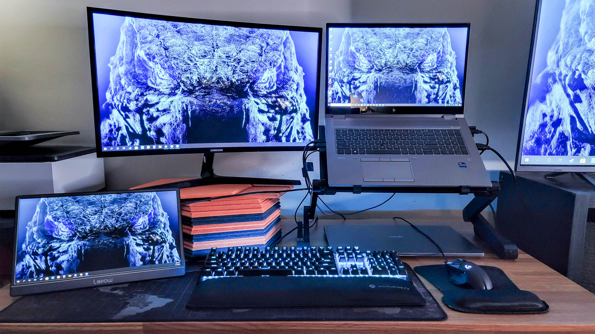 hp zbook multiple monitors