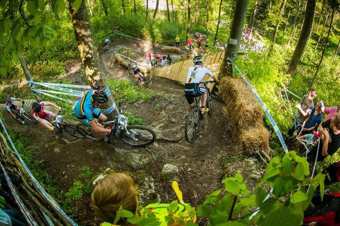The U23 men in action