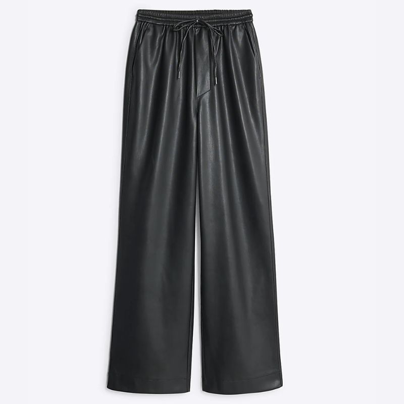 River Island faux-leather trousers