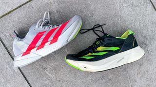 Adidas Adizero Adios Pro 4 and Adidas Adizero Adios Pro 3