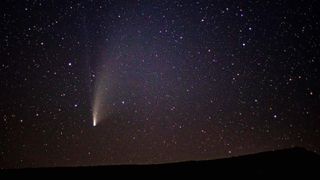 Neowise comet over Northern Greece