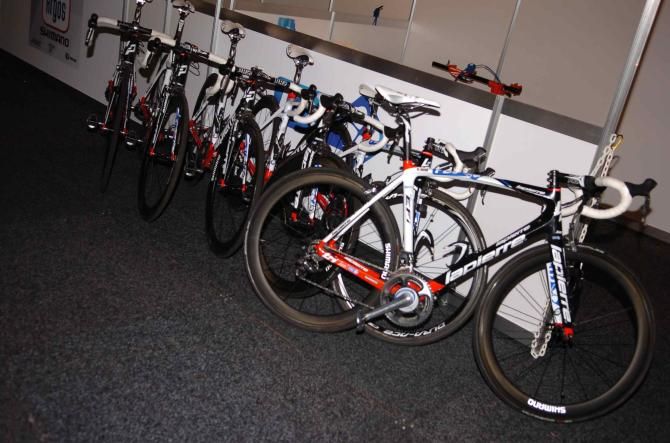 FDJ-BigMat's Lapierre bikes are yet to be updated for the new season