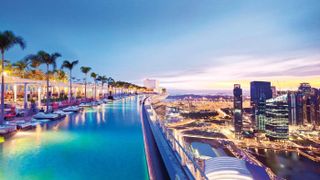 Marina Bay Sands infinity pool in Singapore