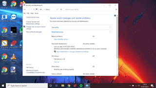 how to speed up Windows 10 - run system maintenance