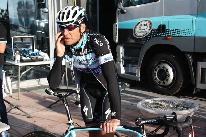 Alessandro Petacchi takes a call