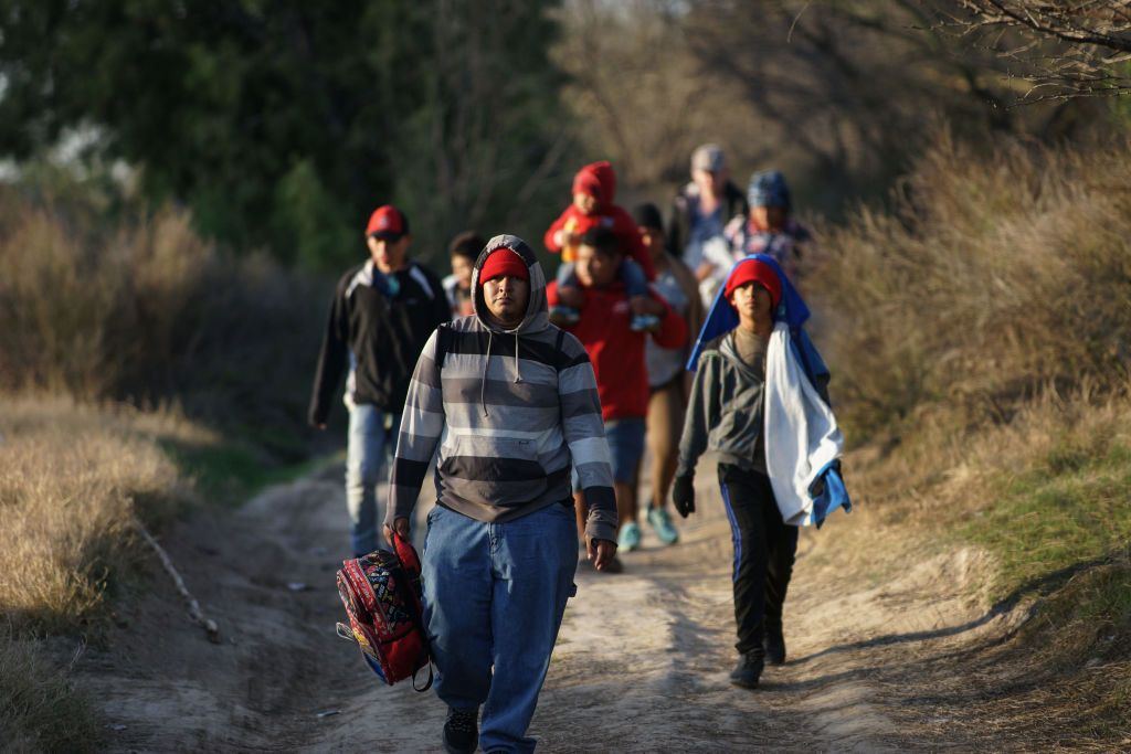 Central American migrants in Mexico.