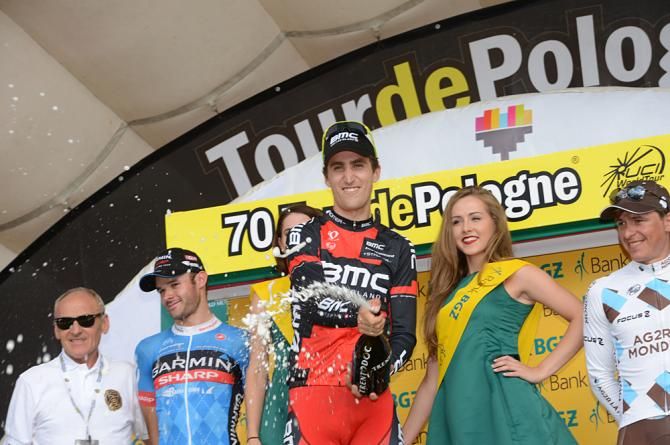 Taylor Phinney (BMC) on the podium