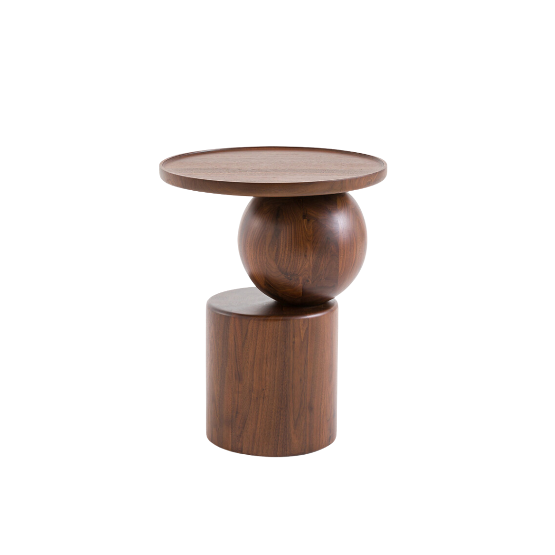 AM.PM, Stigido Solid Walnut Side Table