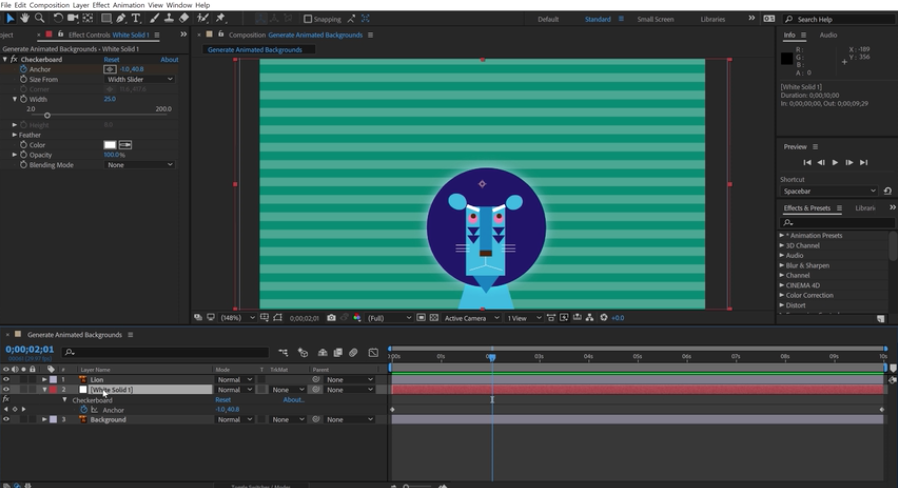 learn motion graphics in after effects