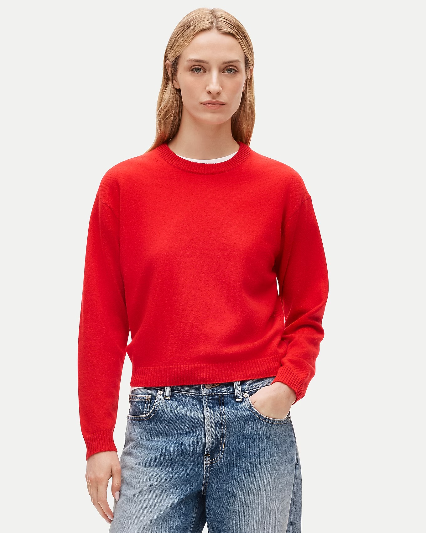Perfect Cashmere Cable-Knit Crewneck With "tennis Club" Intarsia