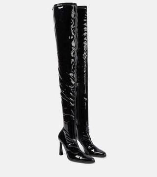 Latex Over-The-Knee Boots