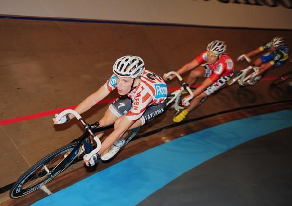 Michael Morkov leads during the Madison