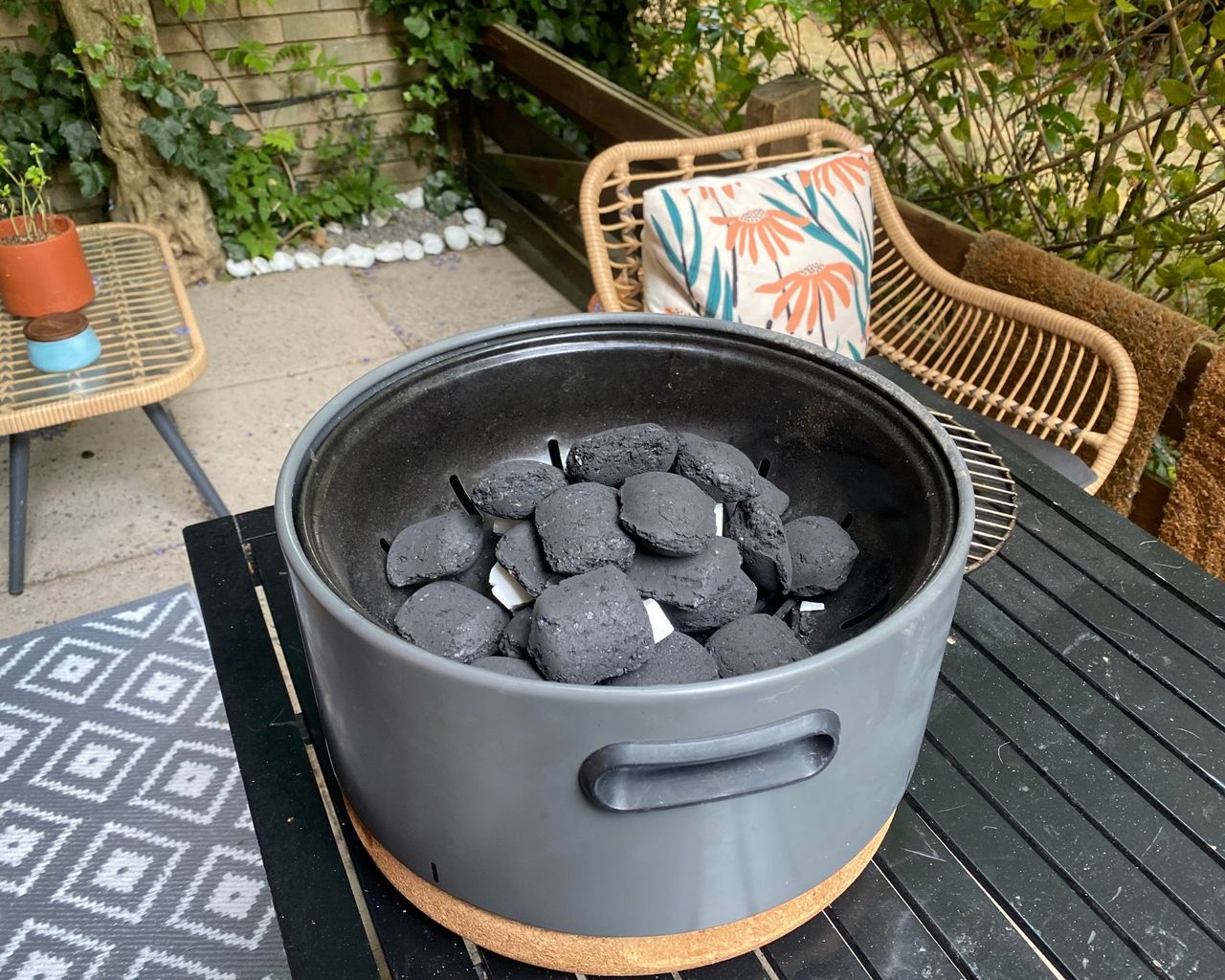 BergHOFF Tabletop BBQ before cooking